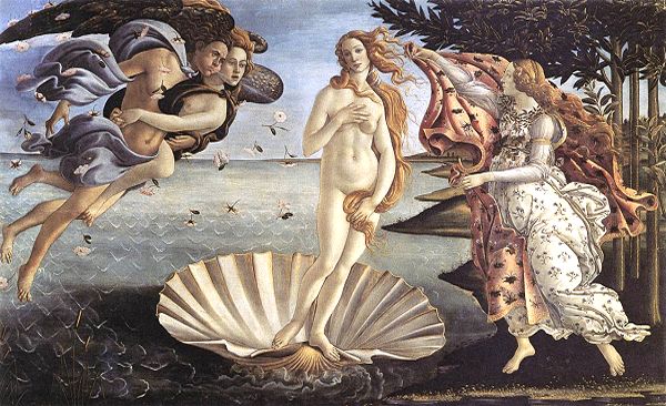 The Birth of Venus. Botticelli.