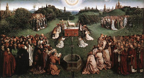 The Adoration of the Lamb. Van Eyck.