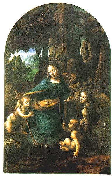 The Madonna of the Rocks. L. da Vinci.