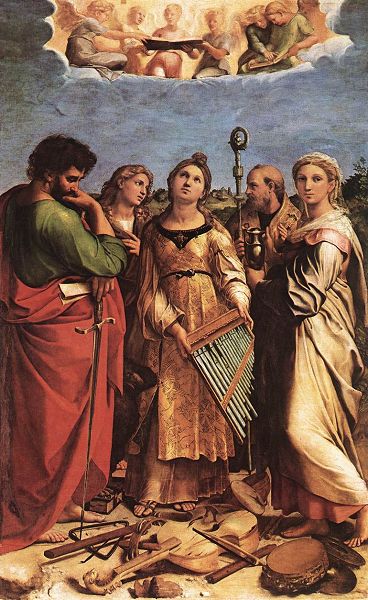 St. Cecilia. Raphael.