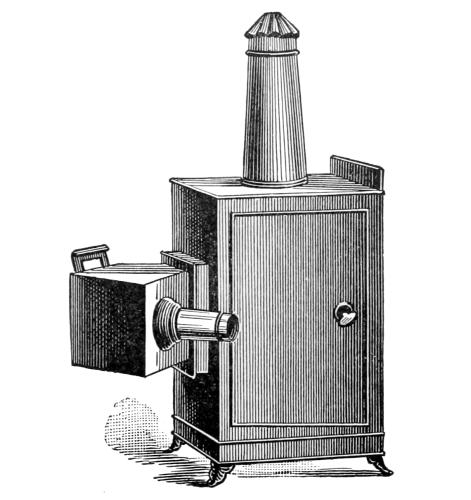 McALLISTER MAGIC LANTERN, No. 653, WITH WONDER CAMERA
ATTACHMENT.

From the Annual Encyclopedia. Copyrighted, 1891, by D. Appleton & Co.