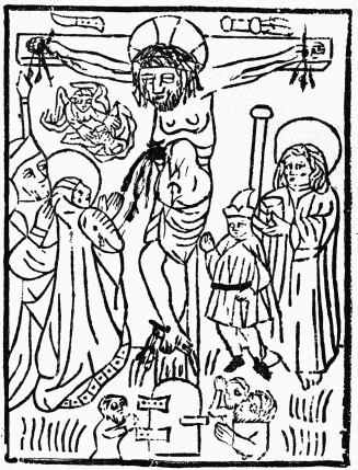 FIG. 3.—The Crucifixion. From the Manuscript 