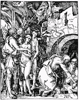 FIG. 43.—The Descent into Hell. From Dürer's 
