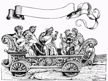 FIG. 46.—The Car of the Musicians. From 