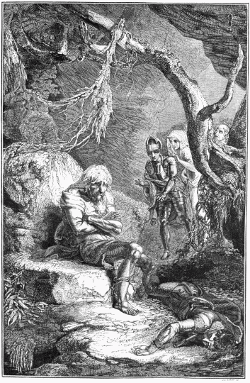 FIG. 70.—The Cave of Despair. By Branston. From Savage's
