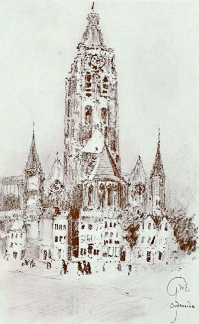 Old Square and Church: Oudenaarde