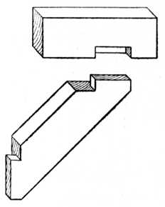 Fig. 31.—Oblique Halving
    with Shoulder.