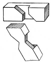 Fig. 54.—Carpentry Tie Joint.