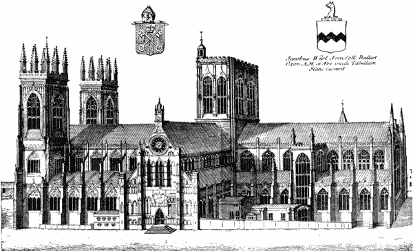 The Minster (from an Old Print).