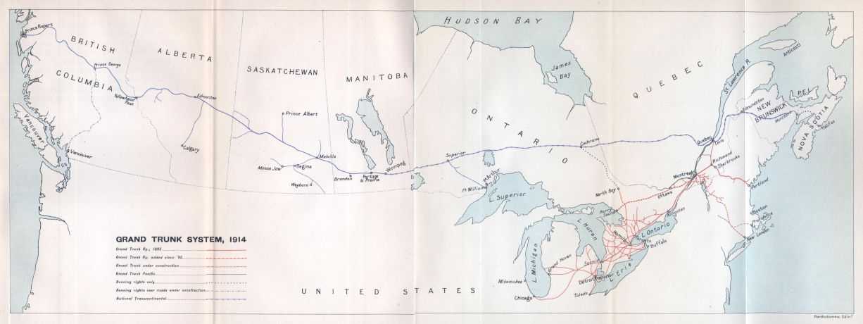 Grand Trunk System, 1914