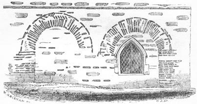 Anglo-Saxon Arches, Bricksworth Church, Northamptonshire
 (7th. cent.)