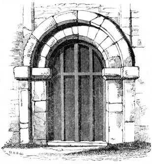 Anglo-Saxon Doorway, St. Peter's Church,
Barton-upon-Humber.