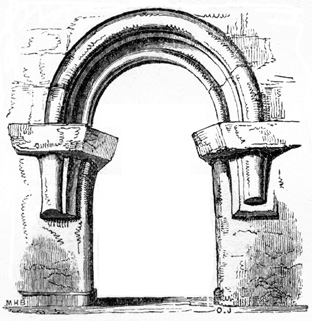 Chancel Arch, Wittering Church, Northamptonshire.