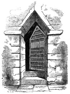 Doorway in the Tower of Brigstock Church.