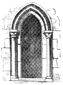 Semi-Norman Window, Oxford Cathedral.
