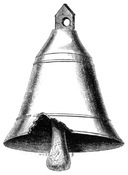 Ancient Sanctus Bell, found at Warwick.