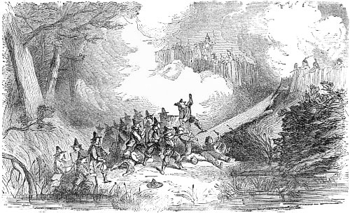 CAPTURE OF THE INDIAN FORTRESS.