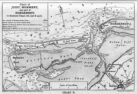 Chart B of Juist, Memmert, and Part of Norderney