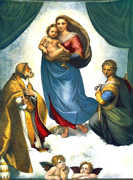 The Sistine Madonna. Raphael.