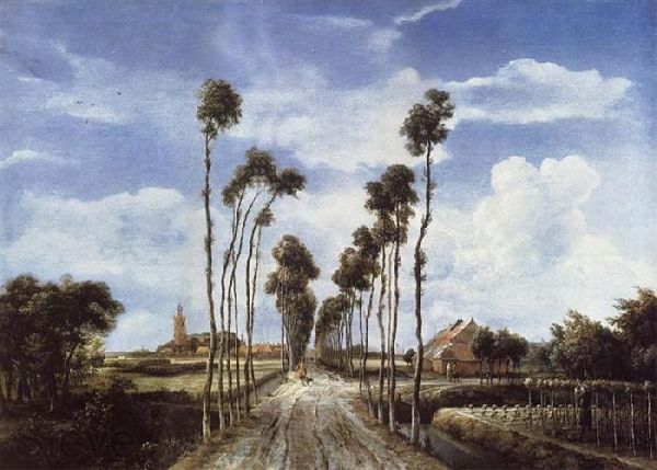 The Avenue of Middelharnais. Hobbema.