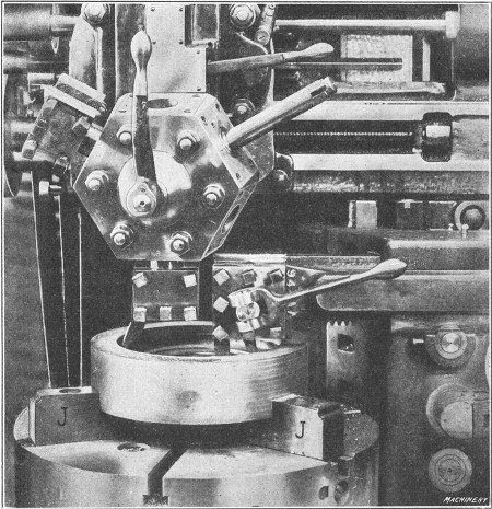 Turning Gasoline Engine Flywheel — Second Position