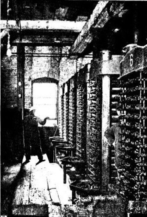 Photo by Press Illustrating Service

Cottonseed Oil As It Is Squeezed From The Seed By The Presses