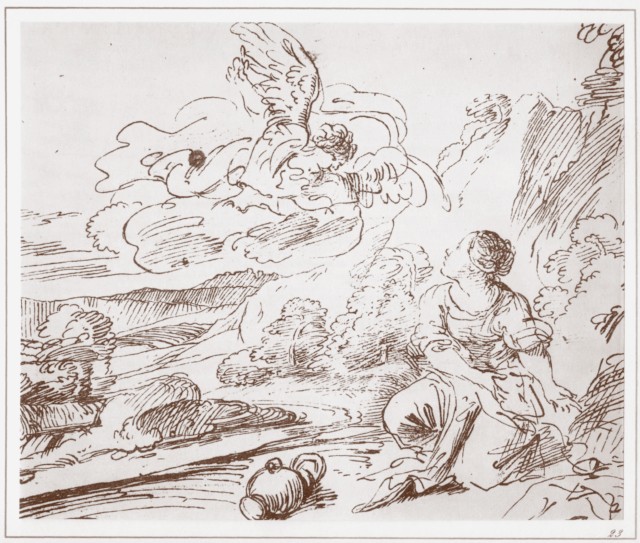 PLATE XXIII. HAGAR IN THE DESERT.