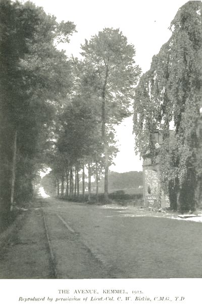 The Avenue Kemmel, 1915.
