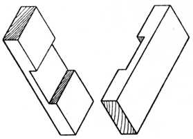 Fig. 39.—Cross Halving Joint.