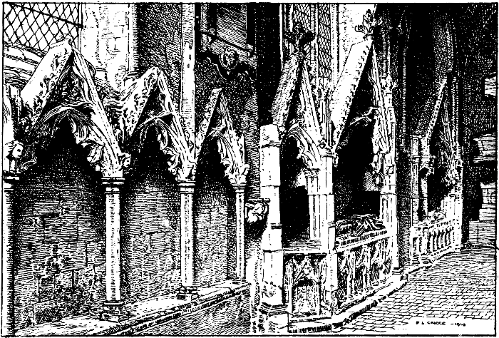 Sedilia and Tombs of Gervase and Stephen Alard, Winchelsea