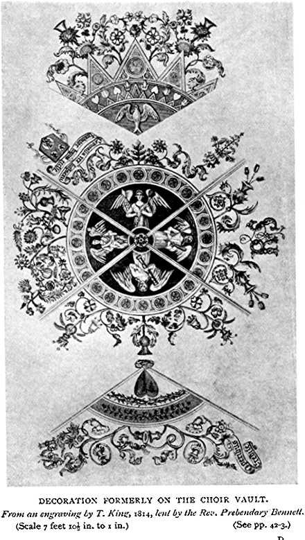 DECORATION FORMERLY ON THE CHOIR VAULT.