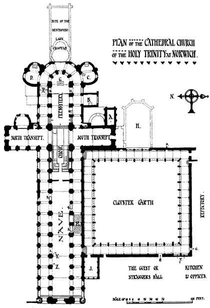 PLAN OF THE CATHEDRAL.