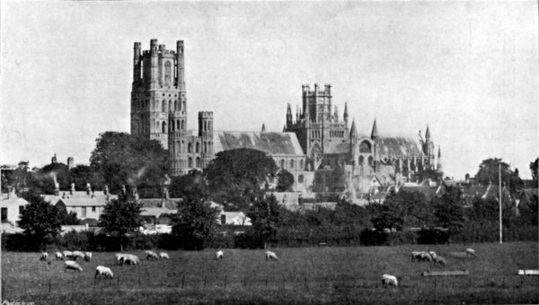 ELY CATHEDRAL FROM THE SOUTH.