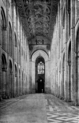 THE NAVE, LOOKING WEST.