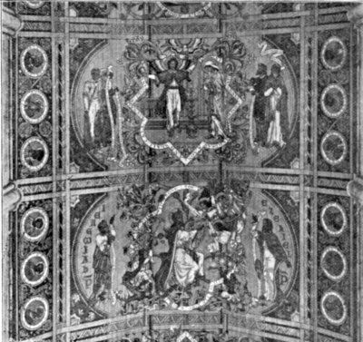 PANELS IN THE NAVE CEILING.
