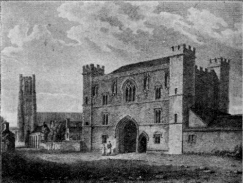 ELY PORTA, THE GREAT GATE OF THE MONASTERY, 1817.