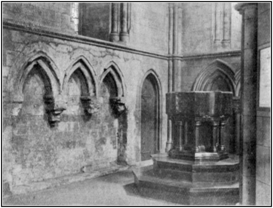 The Font and the Thirteenth-Century Wall-Arcade