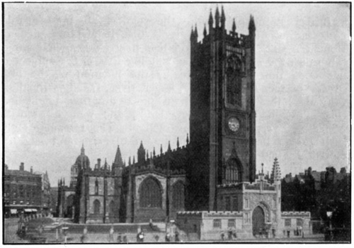 Photo, W. H. Bowman. THE CATHEDRAL FROM THE WEST.