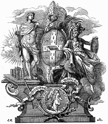 George I's gift bookplate