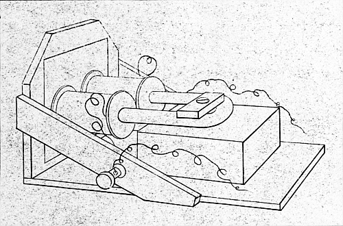 FIG. 14.—MY FIRST SPEAKING TELEPHONE.