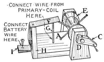 Interrupter for Shocking-coil.