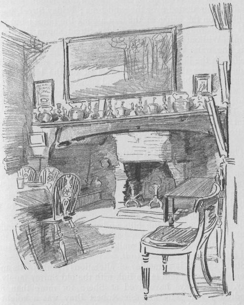 Fireplace in White Horse, Shere.