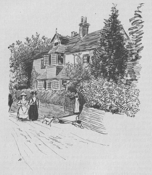 Brookbank Cottage, Shottermill, where George Eliot lived
for a time.