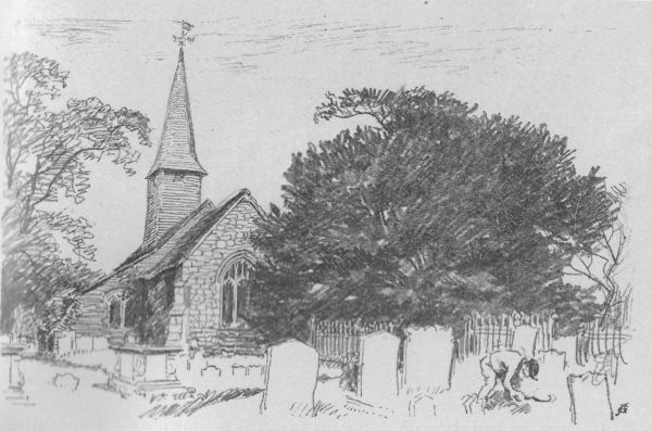Crowhurst Church and the old Yew.