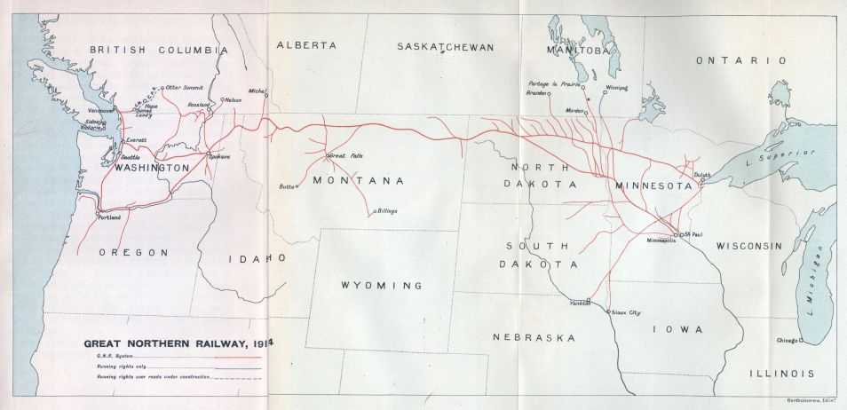 Great Northern Railway, 1914