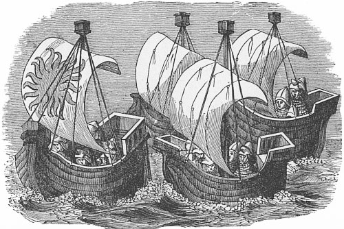 ANCIENT REPRESENTATION OF ENGLISH SHIPS.