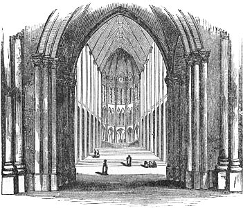 INTERIOR OF ST. DENIS.