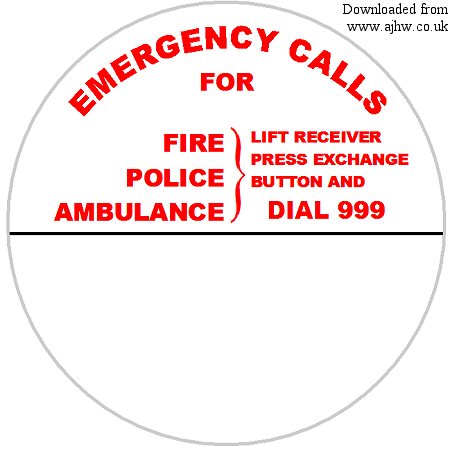 Your Reproduction GPO Dial Labels