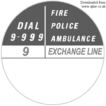 Your Reproduction GPO Dial Labels